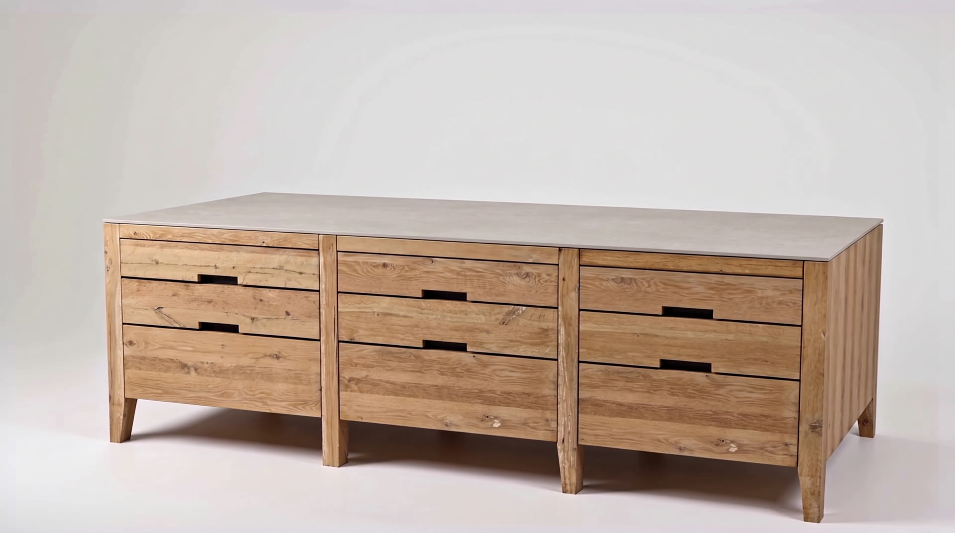Food Bench with porcelain worktop